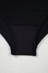Black 2pcs Leopard Patchwork Plus Size High Waisted Swimsuit